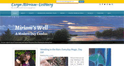 Desktop Screenshot of carynmirriamgoldberg.com